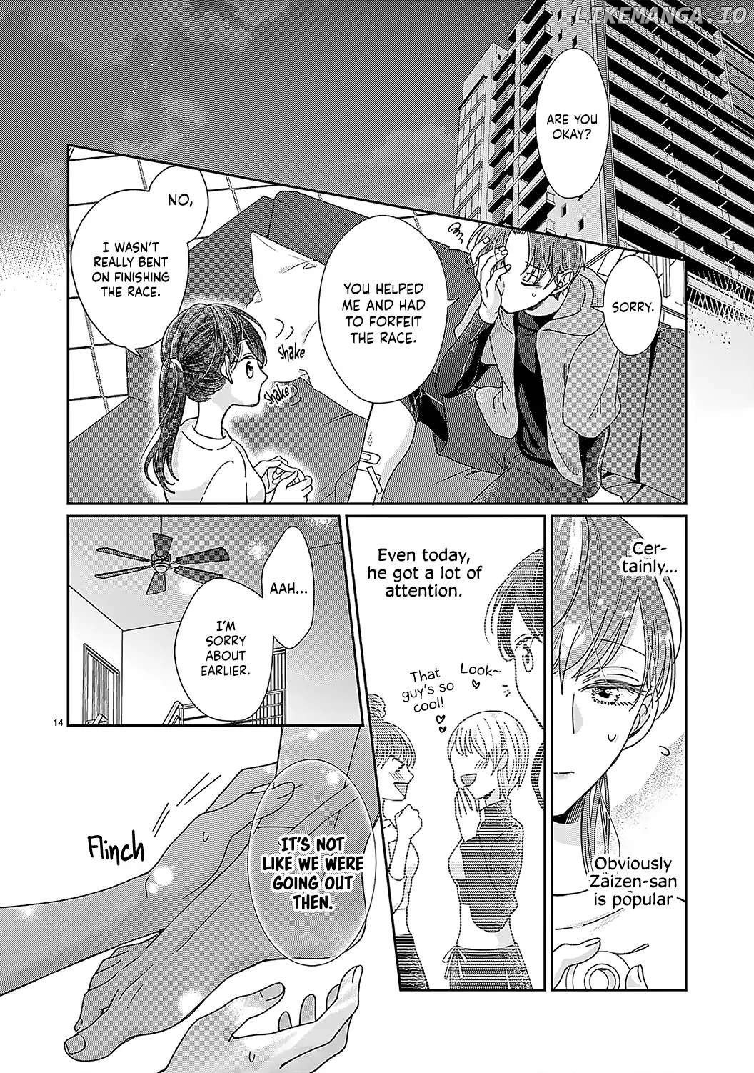O Kuchi ga Etchina Jakuten Datte, Raibaru no Eriito Douryou ni Barete Shimaimashita chapter 14 - page 16