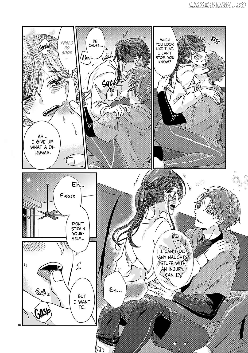 O Kuchi ga Etchina Jakuten Datte, Raibaru no Eriito Douryou ni Barete Shimaimashita chapter 14 - page 20