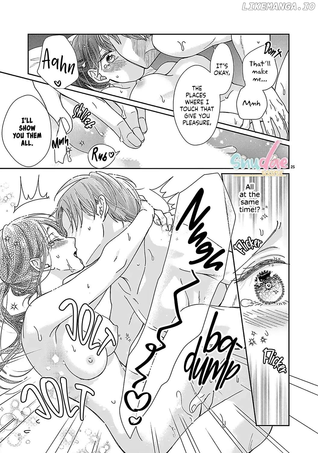 O Kuchi ga Etchina Jakuten Datte, Raibaru no Eriito Douryou ni Barete Shimaimashita chapter 14 - page 27