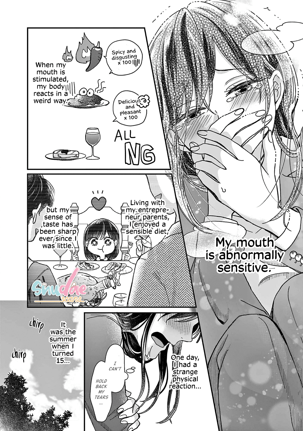 O Kuchi ga Etchina Jakuten Datte, Raibaru no Eriito Douryou ni Barete Shimaimashita chapter 1 - page 11