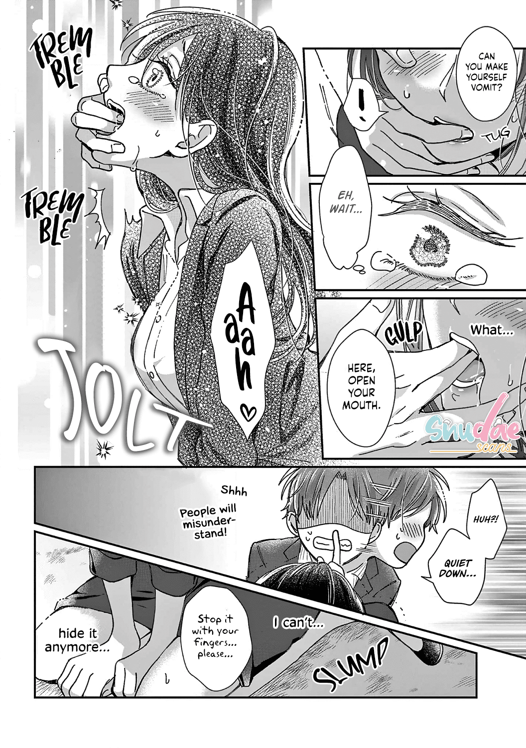 O Kuchi ga Etchina Jakuten Datte, Raibaru no Eriito Douryou ni Barete Shimaimashita chapter 1 - page 20