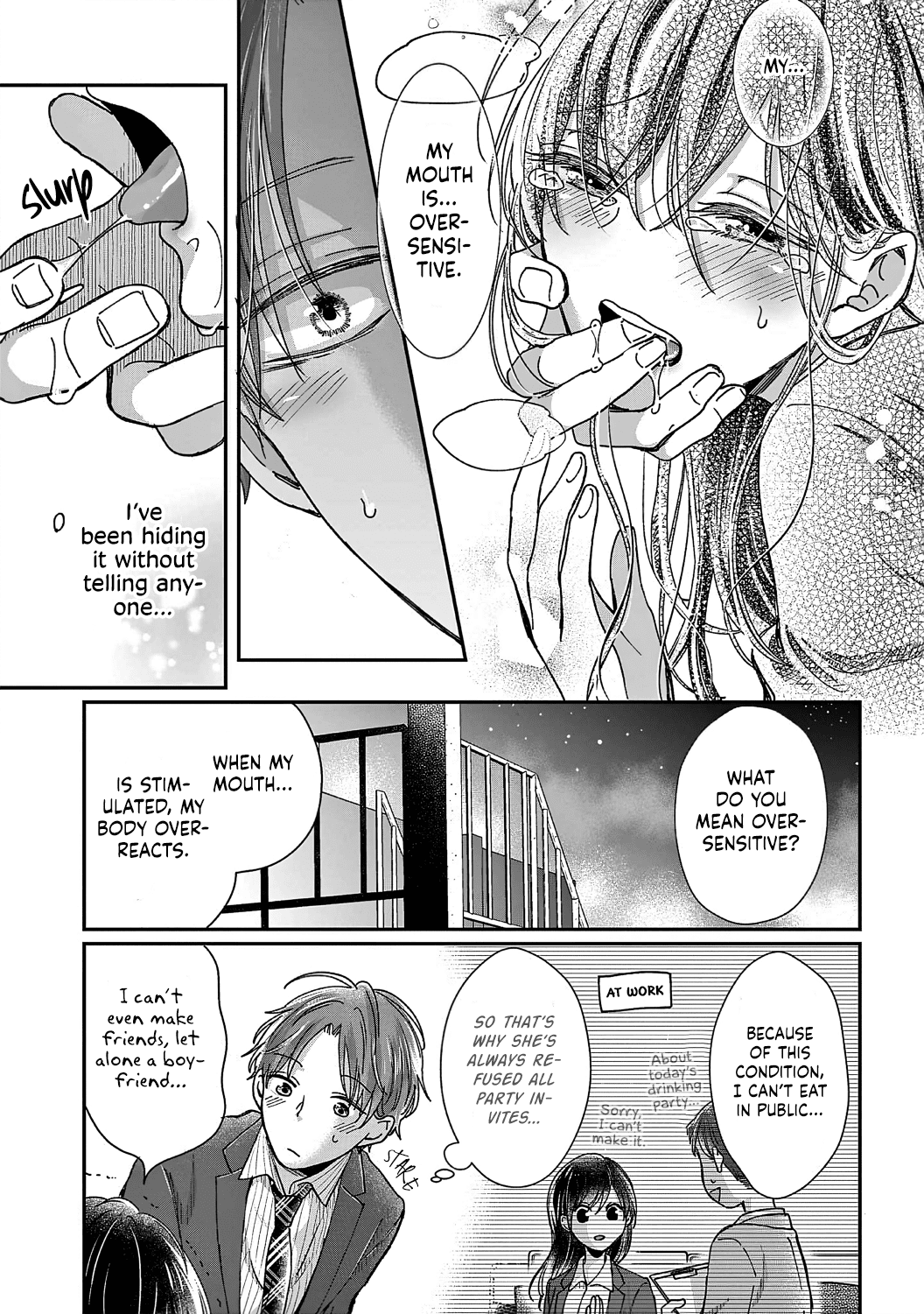 O Kuchi ga Etchina Jakuten Datte, Raibaru no Eriito Douryou ni Barete Shimaimashita chapter 1 - page 21
