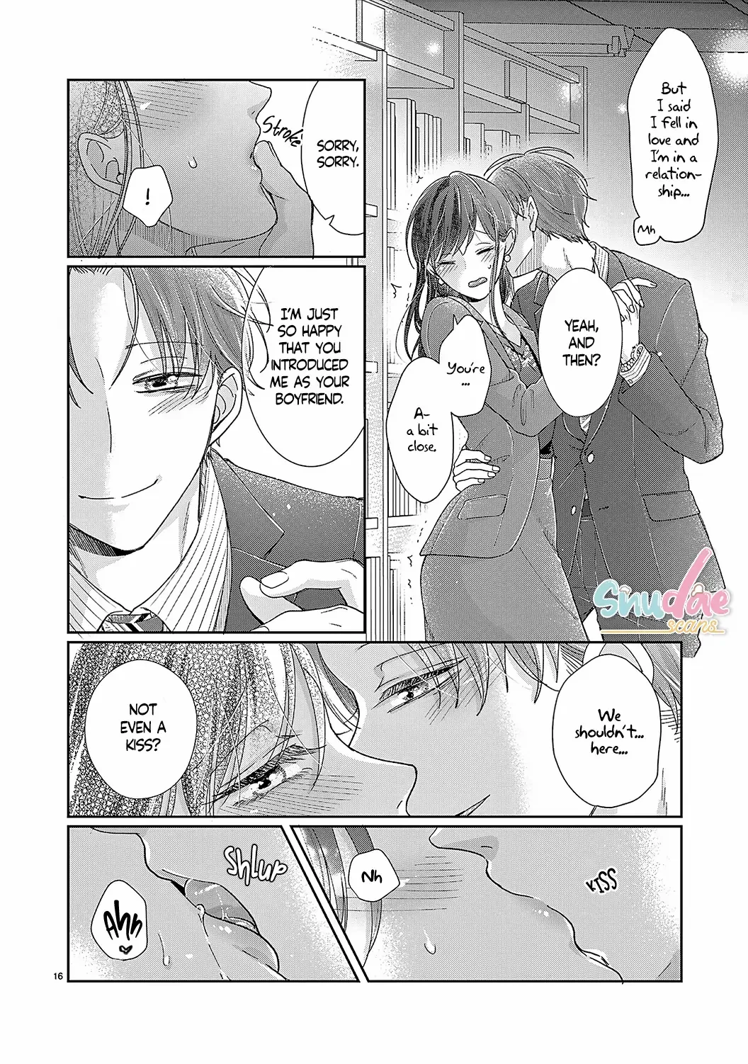 O Kuchi ga Etchina Jakuten Datte, Raibaru no Eriito Douryou ni Barete Shimaimashita chapter 17 - page 18