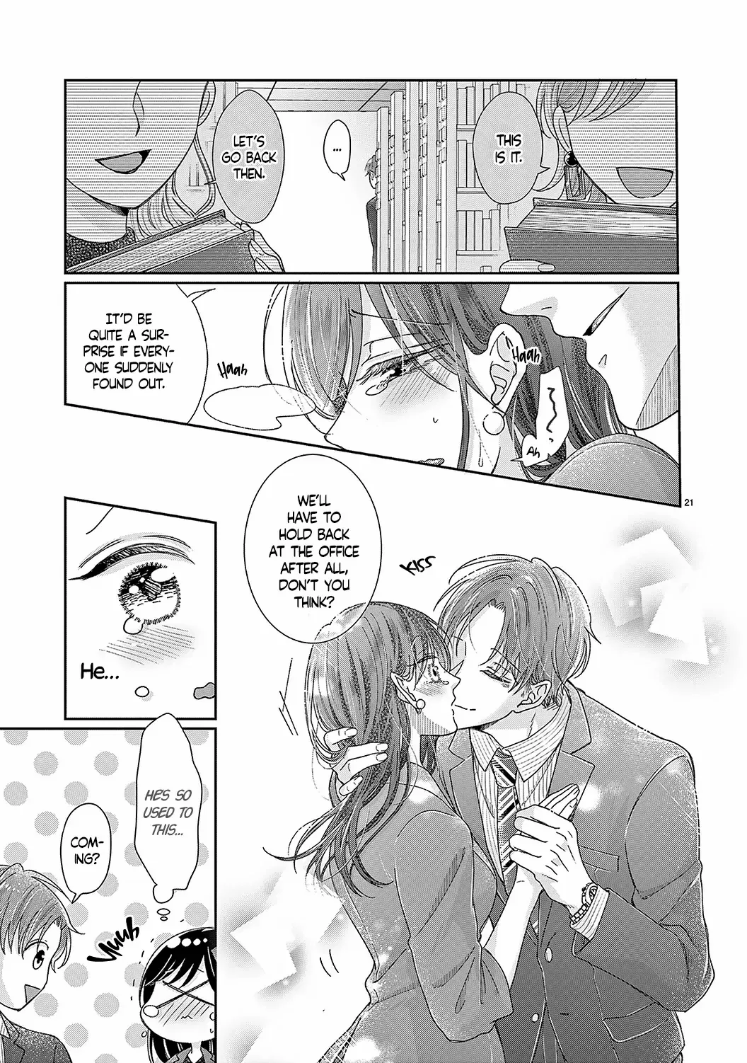 O Kuchi ga Etchina Jakuten Datte, Raibaru no Eriito Douryou ni Barete Shimaimashita chapter 17 - page 23