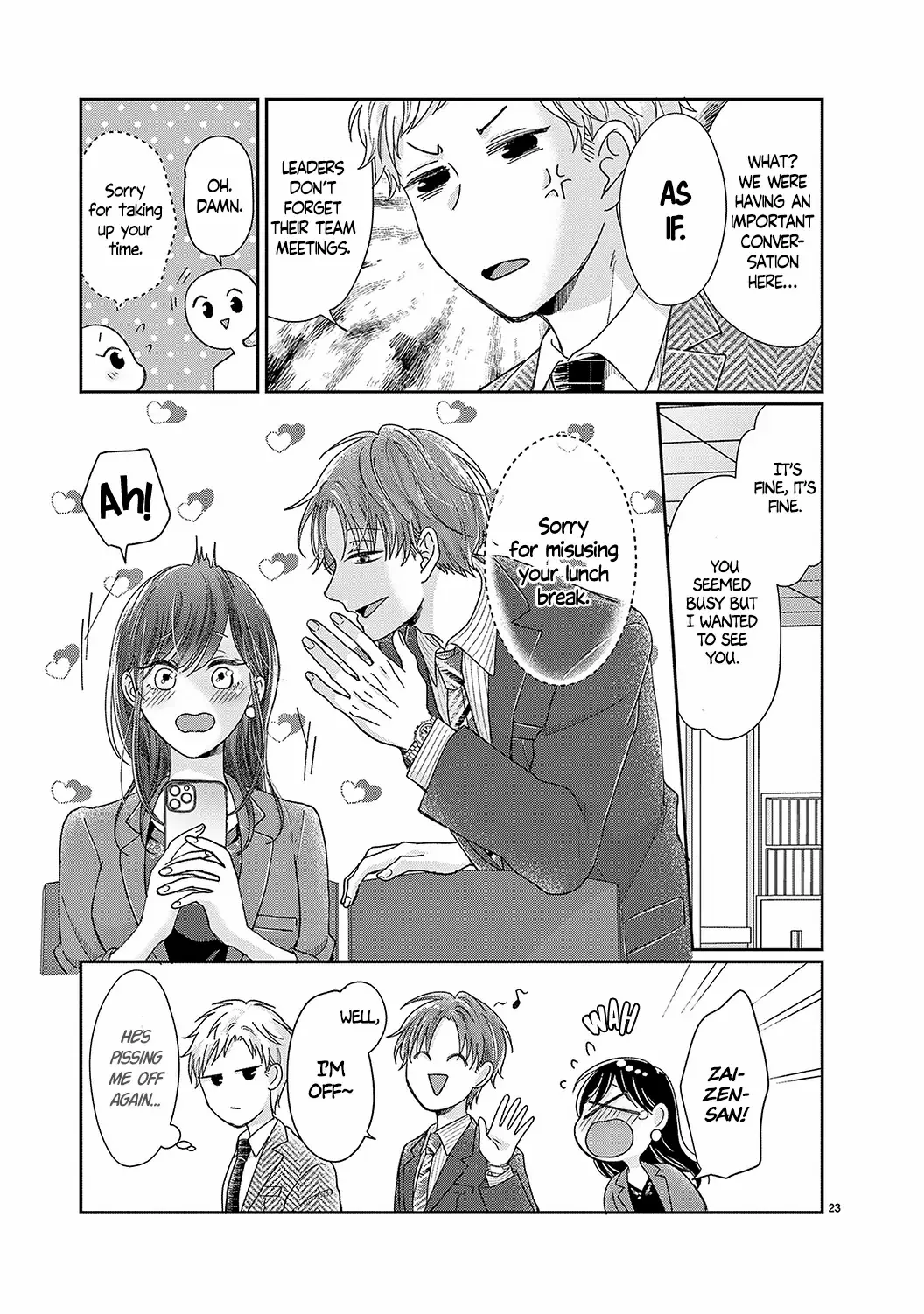 O Kuchi ga Etchina Jakuten Datte, Raibaru no Eriito Douryou ni Barete Shimaimashita chapter 17 - page 25