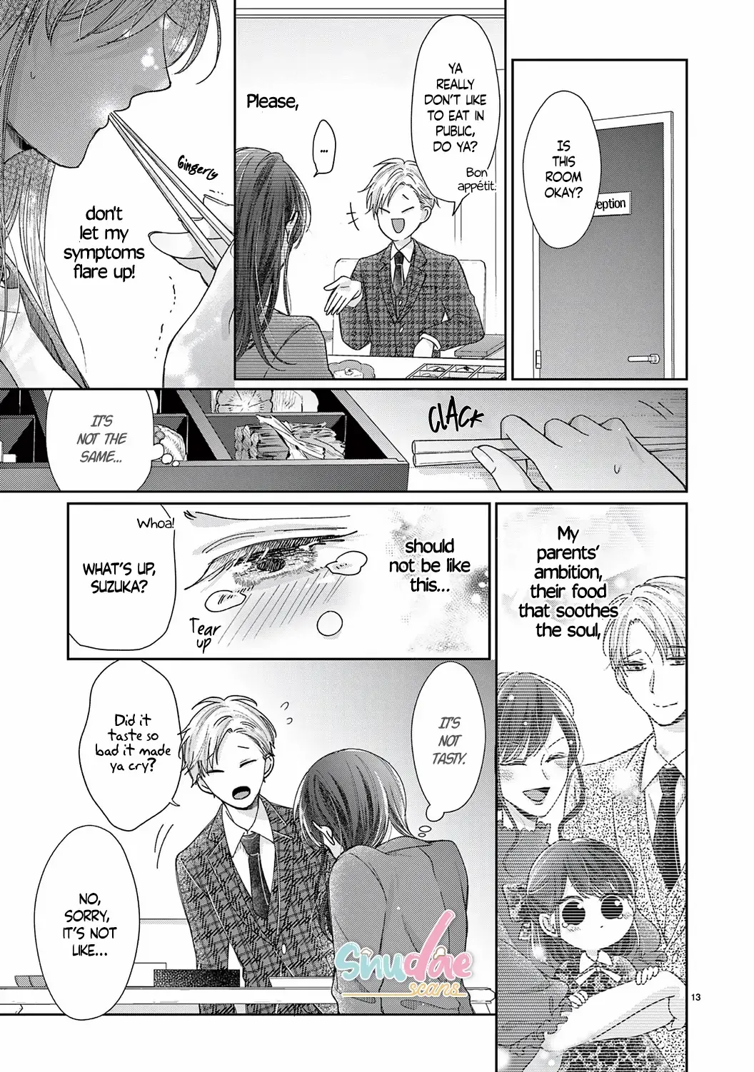 O Kuchi ga Etchina Jakuten Datte, Raibaru no Eriito Douryou ni Barete Shimaimashita chapter 18 - page 15