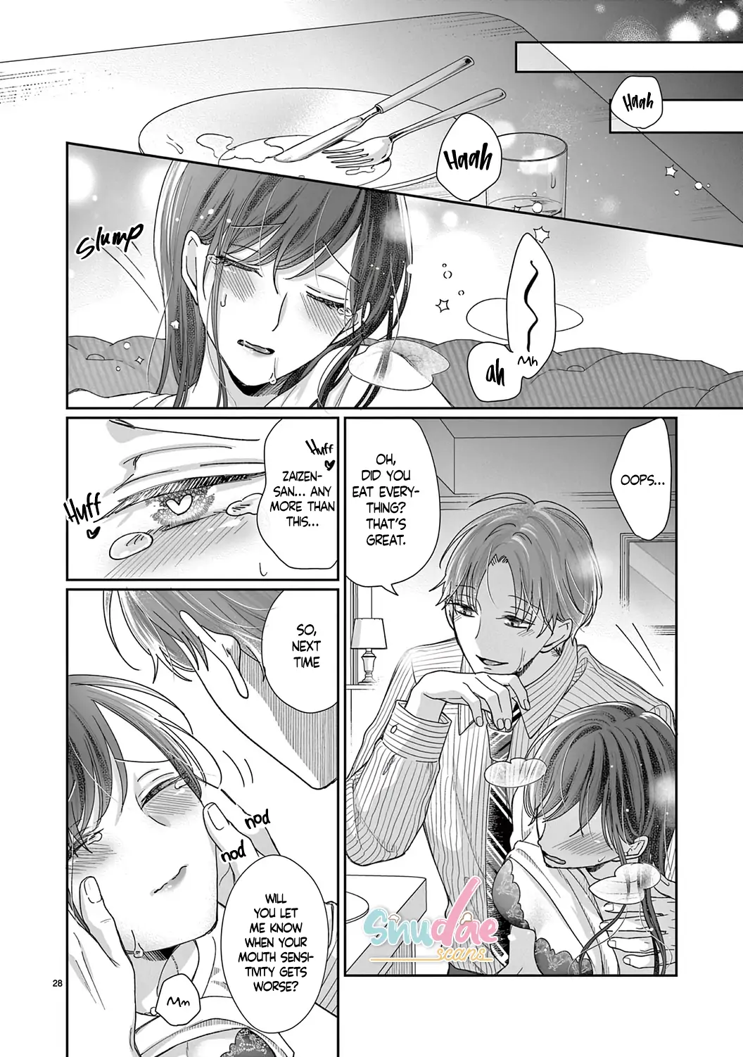 O Kuchi ga Etchina Jakuten Datte, Raibaru no Eriito Douryou ni Barete Shimaimashita chapter 18 - page 30