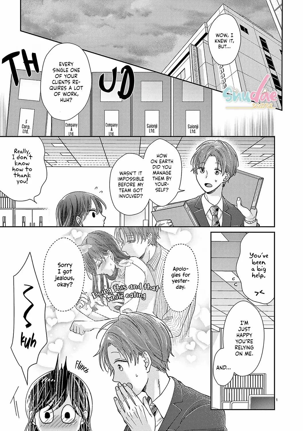 O Kuchi ga Etchina Jakuten Datte, Raibaru no Eriito Douryou ni Barete Shimaimashita chapter 19 - page 2