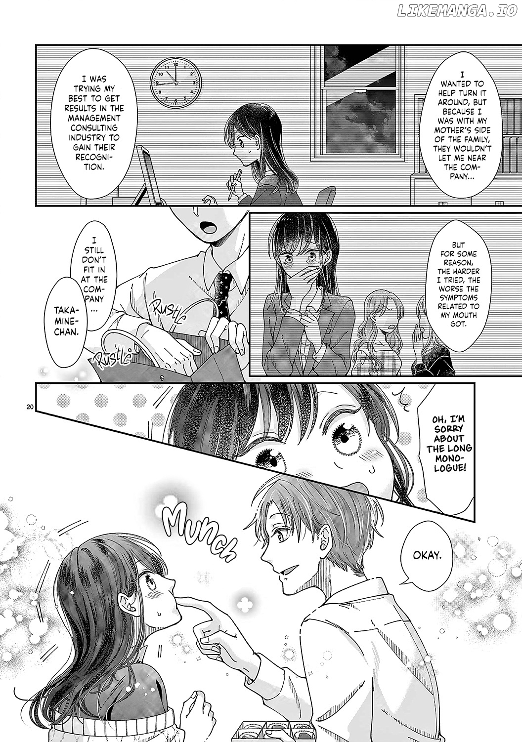 O Kuchi ga Etchina Jakuten Datte, Raibaru no Eriito Douryou ni Barete Shimaimashita chapter 6 - page 22