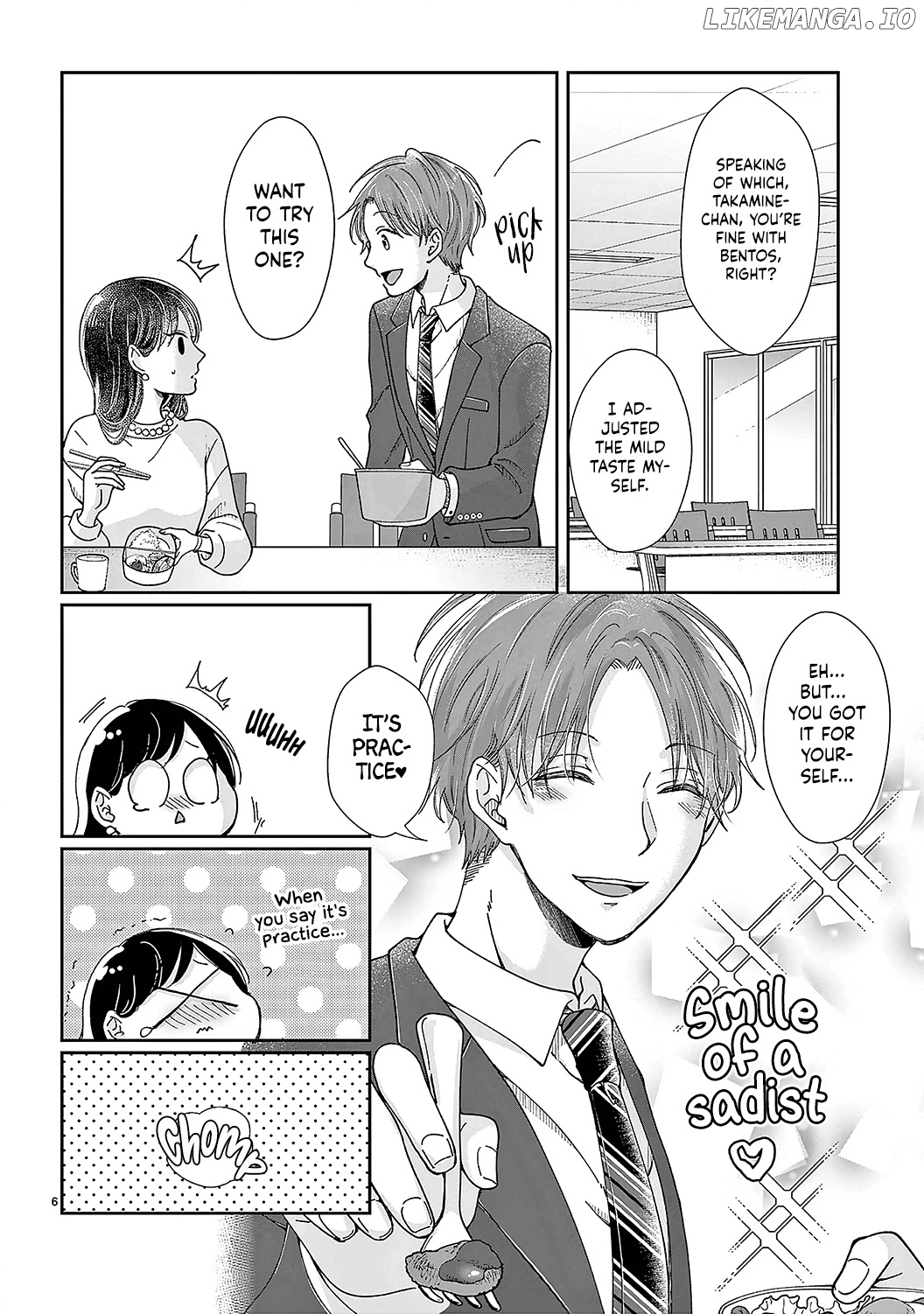 O Kuchi ga Etchina Jakuten Datte, Raibaru no Eriito Douryou ni Barete Shimaimashita chapter 6 - page 8