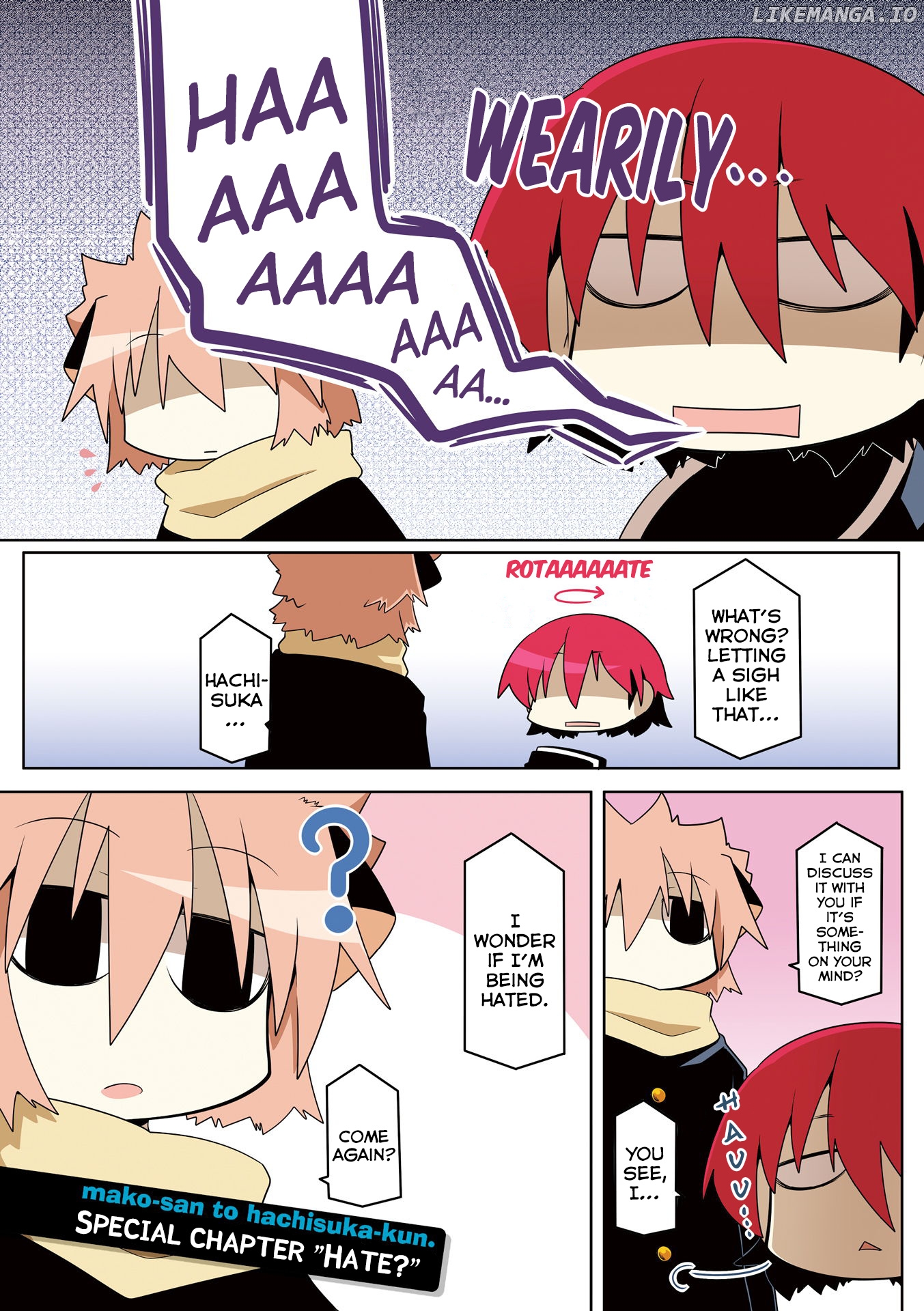 Mako-san to Hachisuka-kun. chapter 38.7 - page 6