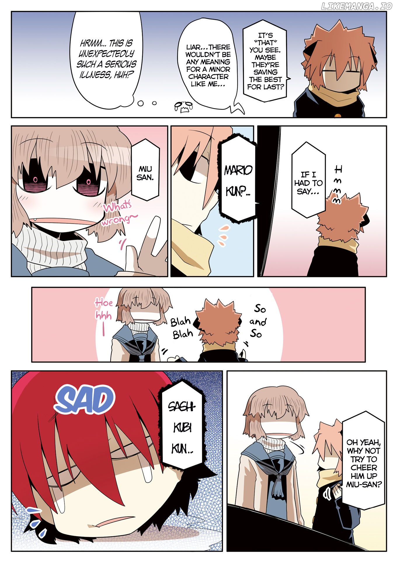 Mako-san to Hachisuka-kun. chapter 38.7 - page 8