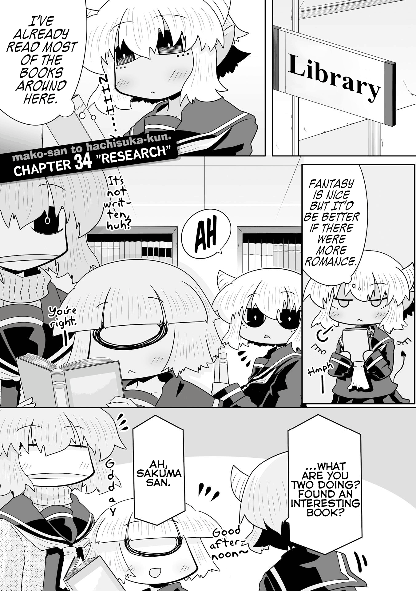 Mako-san to Hachisuka-kun. chapter 34 - page 1
