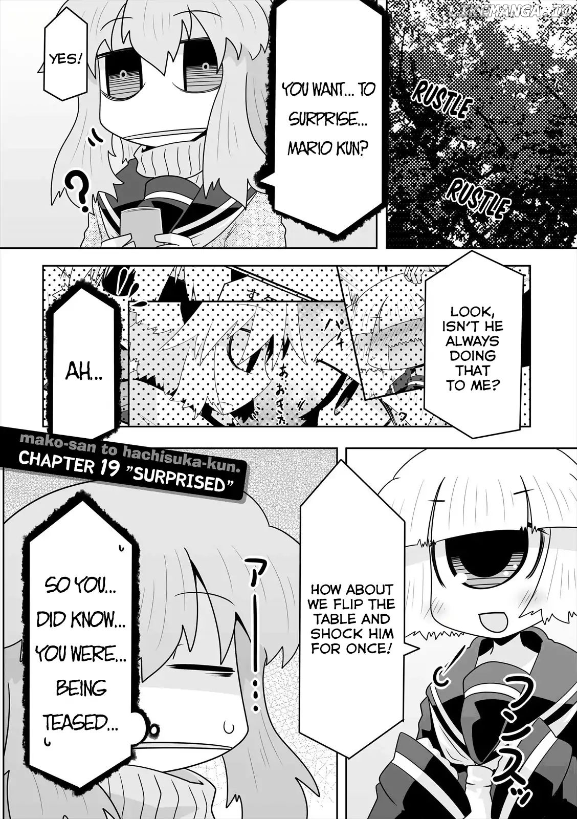 Mako-san to Hachisuka-kun. chapter 19 - page 1