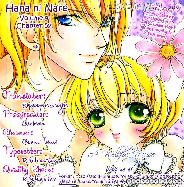 Hana ni Nare chapter 57 - page 1