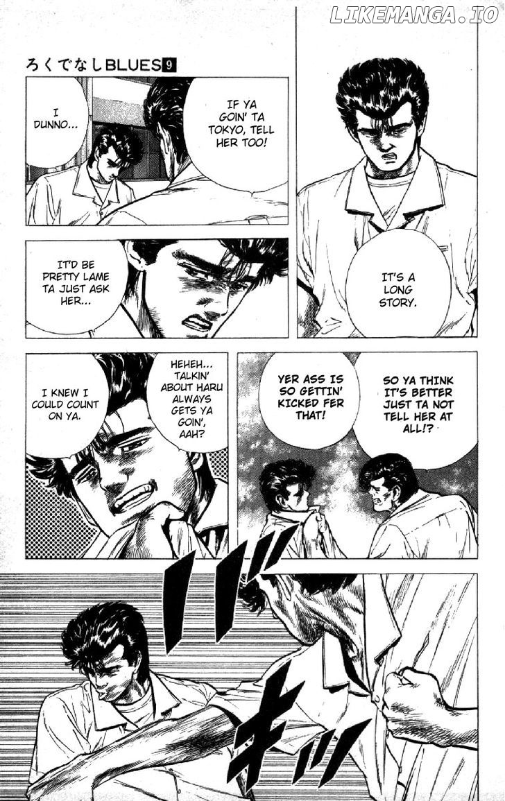 Rokudenashi Blues chapter 87 - page 9