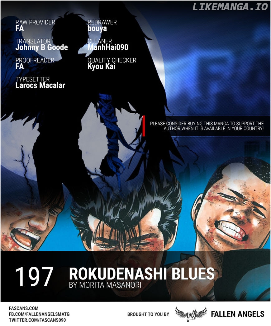 Rokudenashi Blues chapter 197 - page 1