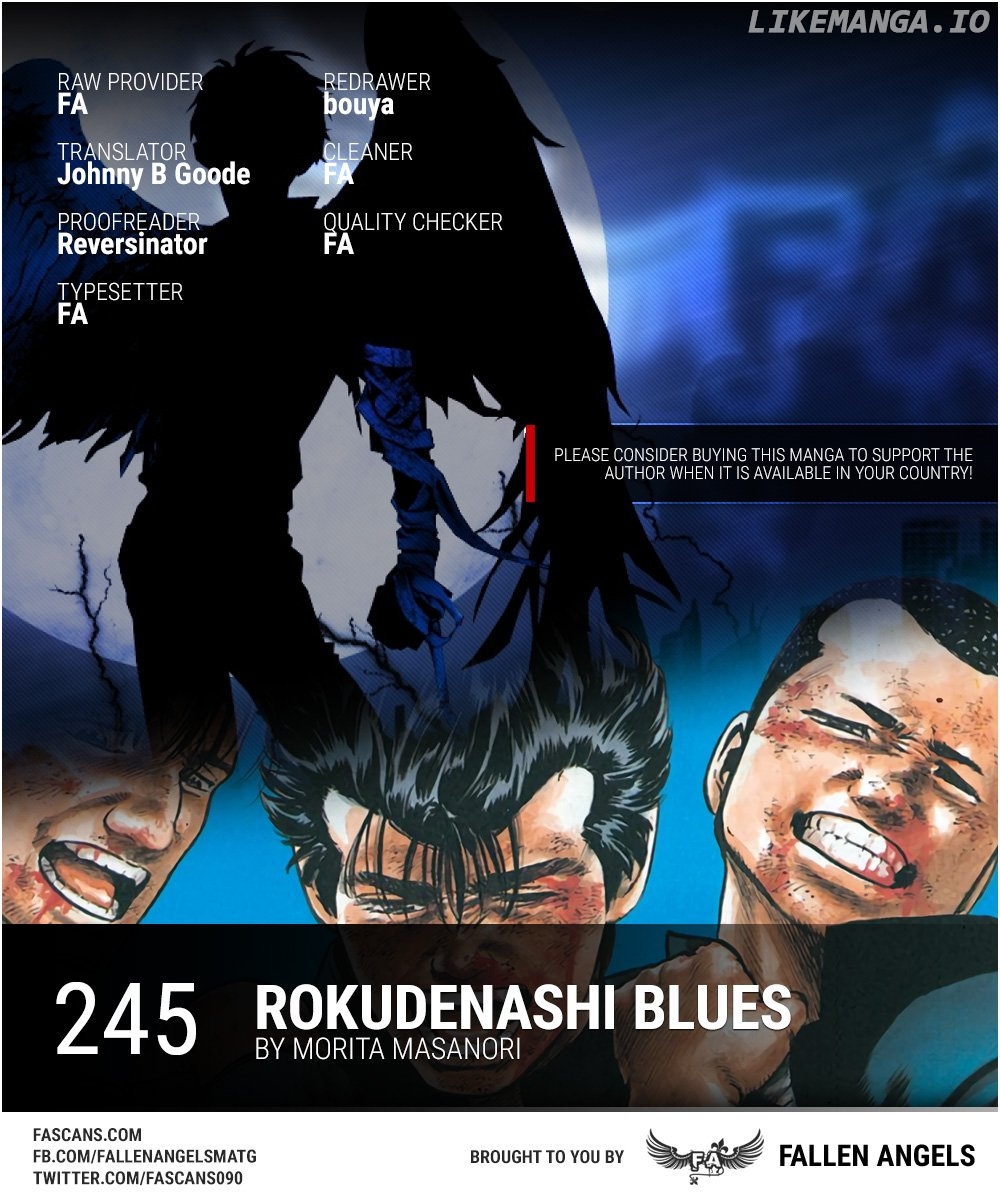 Rokudenashi Blues chapter 245 - page 1