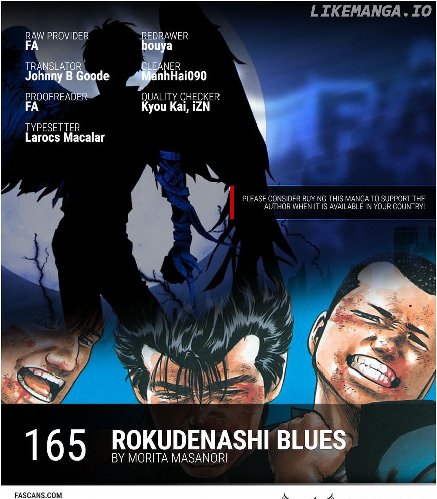 Rokudenashi Blues chapter 165 - page 1