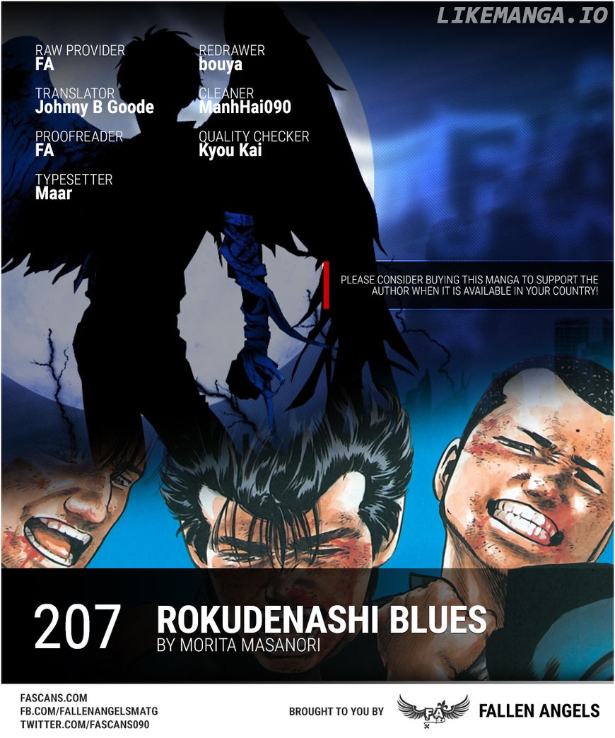Rokudenashi Blues chapter 207 - page 1