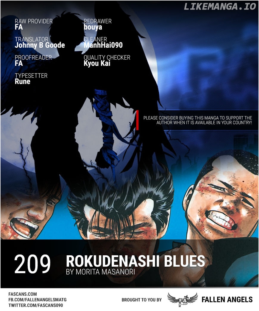 Rokudenashi Blues chapter 209 - page 1