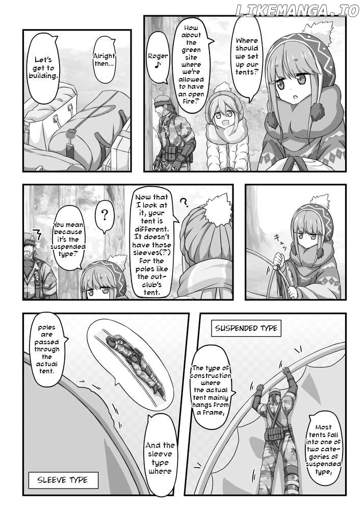 Yurucamp △ - Snake Camp Chapter 2 - page 2