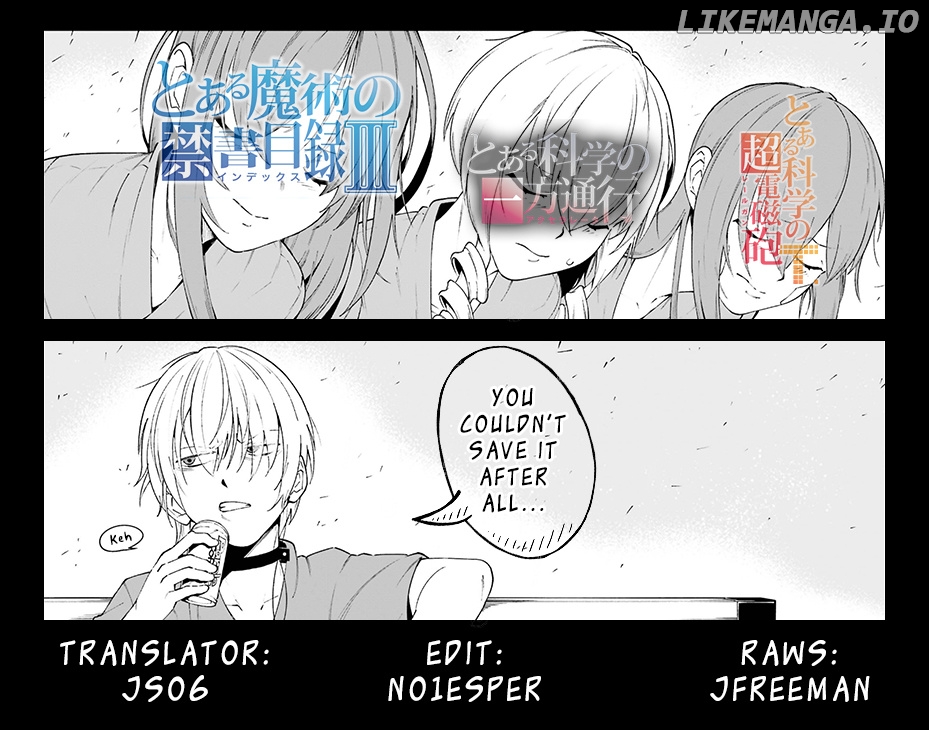 Toaru Majutsu no Kinsho Mokuroku Gaiden - to Aru Kagaku no Ippou Tsuukou chapter 62 - page 32