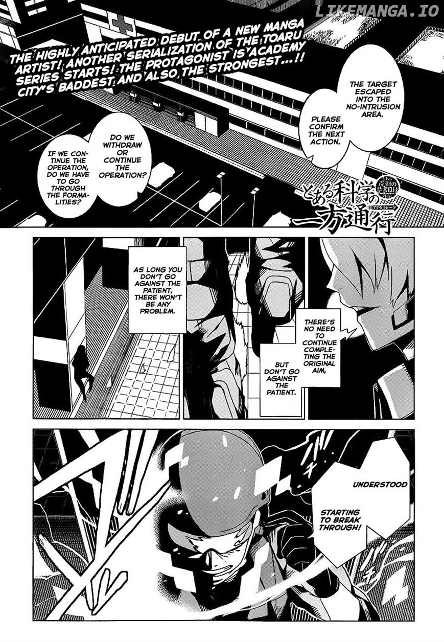 Toaru Majutsu no Kinsho Mokuroku Gaiden - to Aru Kagaku no Ippou Tsuukou chapter 1 - page 2