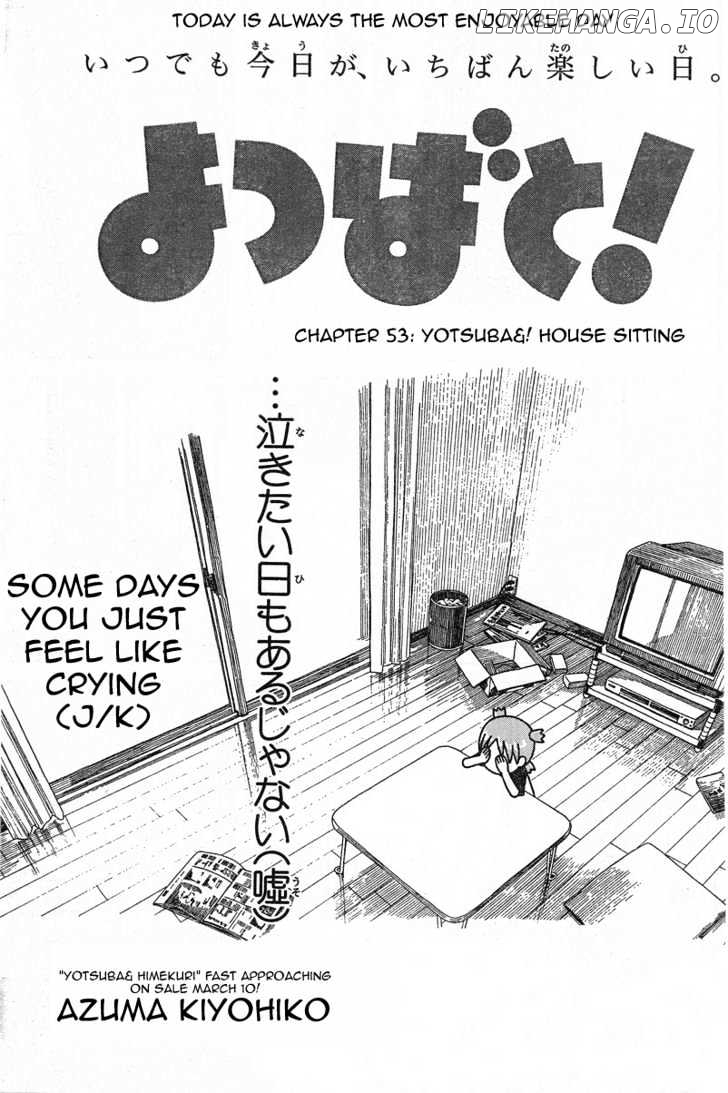 Yotsubato! - Manga chapter 53 - page 1