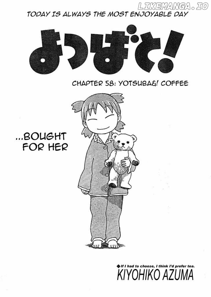 Yotsubato! - Manga chapter 58 - page 1