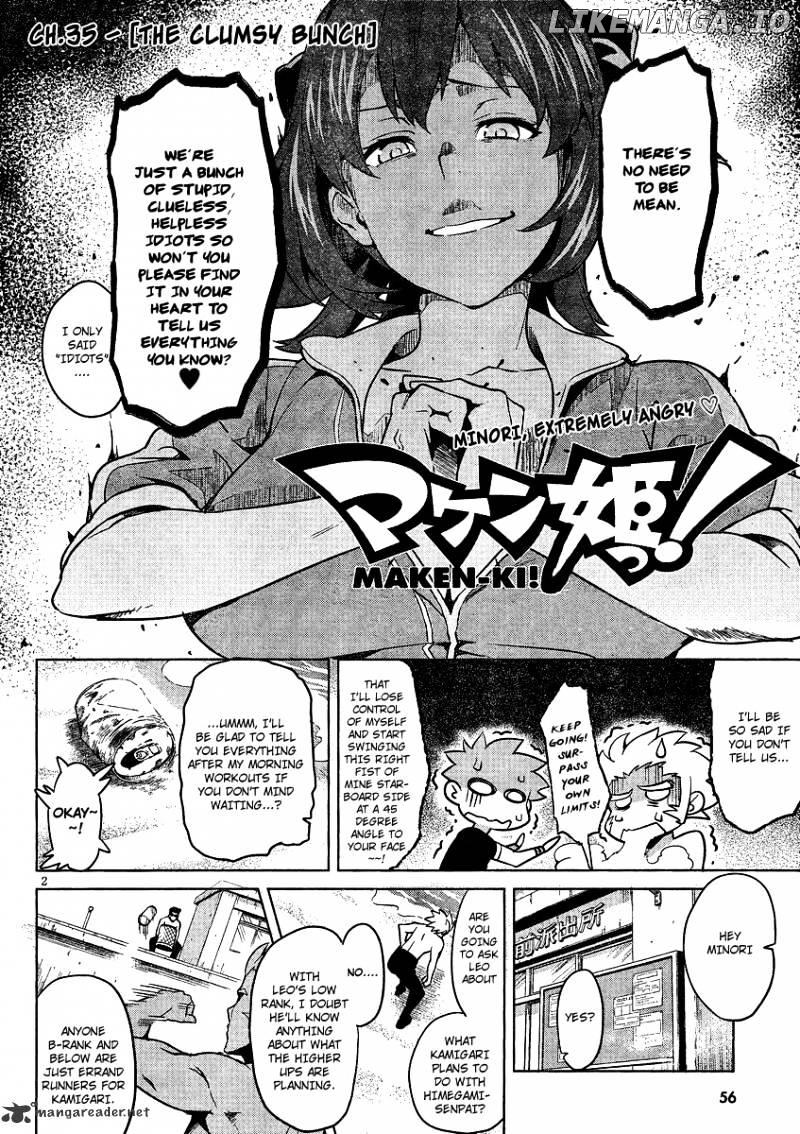 Maken-Ki! - Manga chapter 35 - page 4