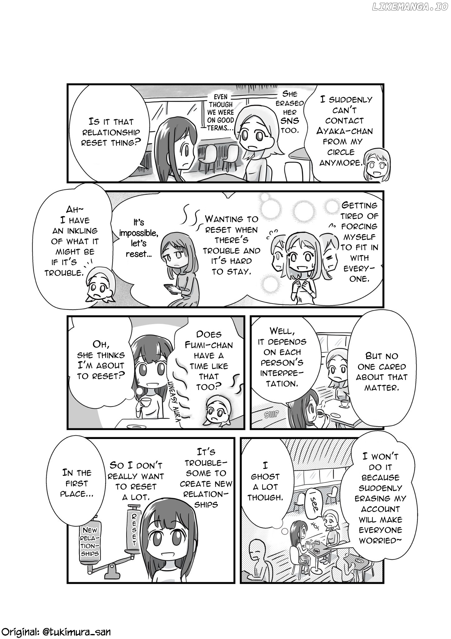 Tsukimura-san wa Hitori ga Ii chapter 30 - page 1
