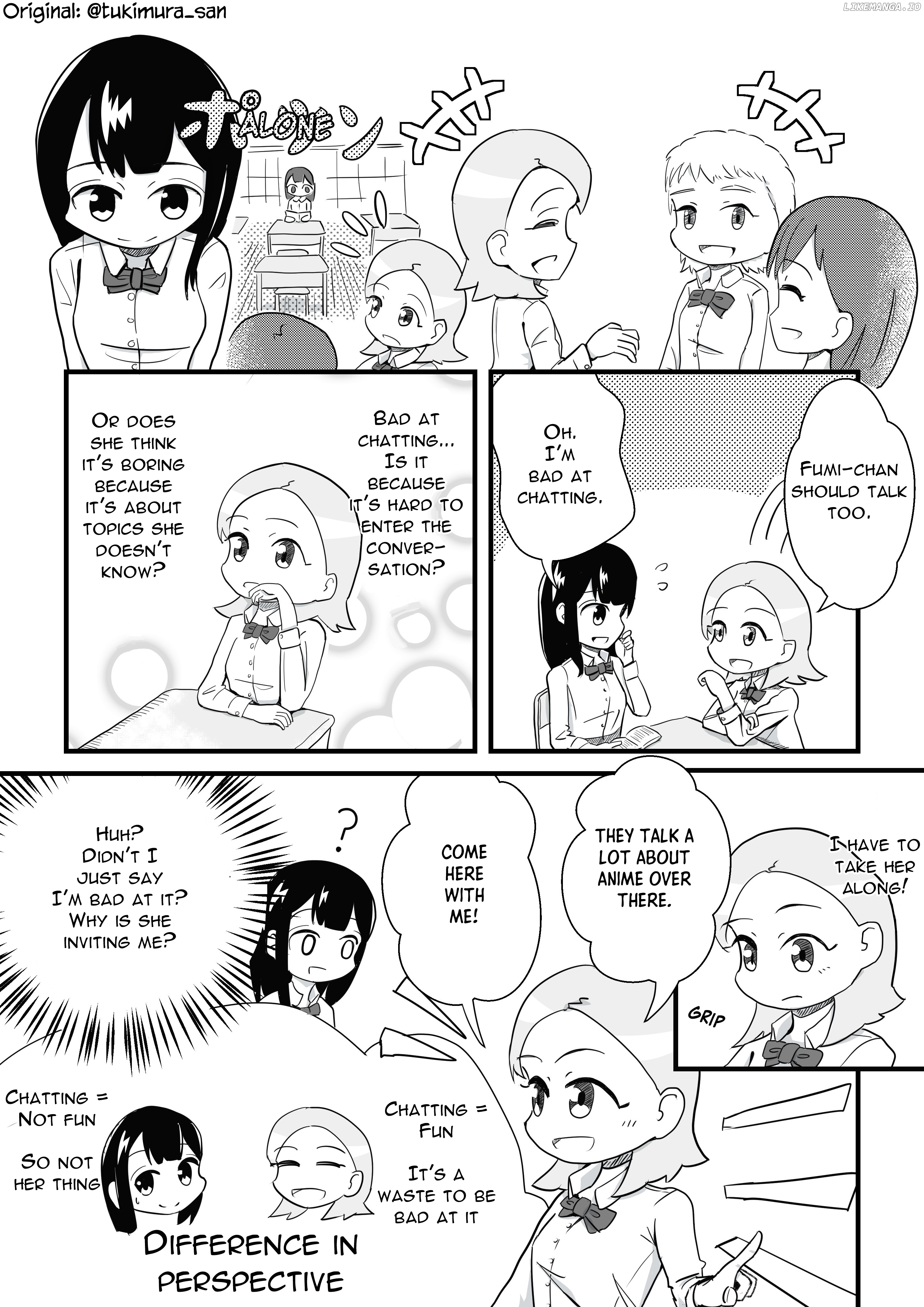 Tsukimura-san wa Hitori ga Ii chapter 38 - page 1