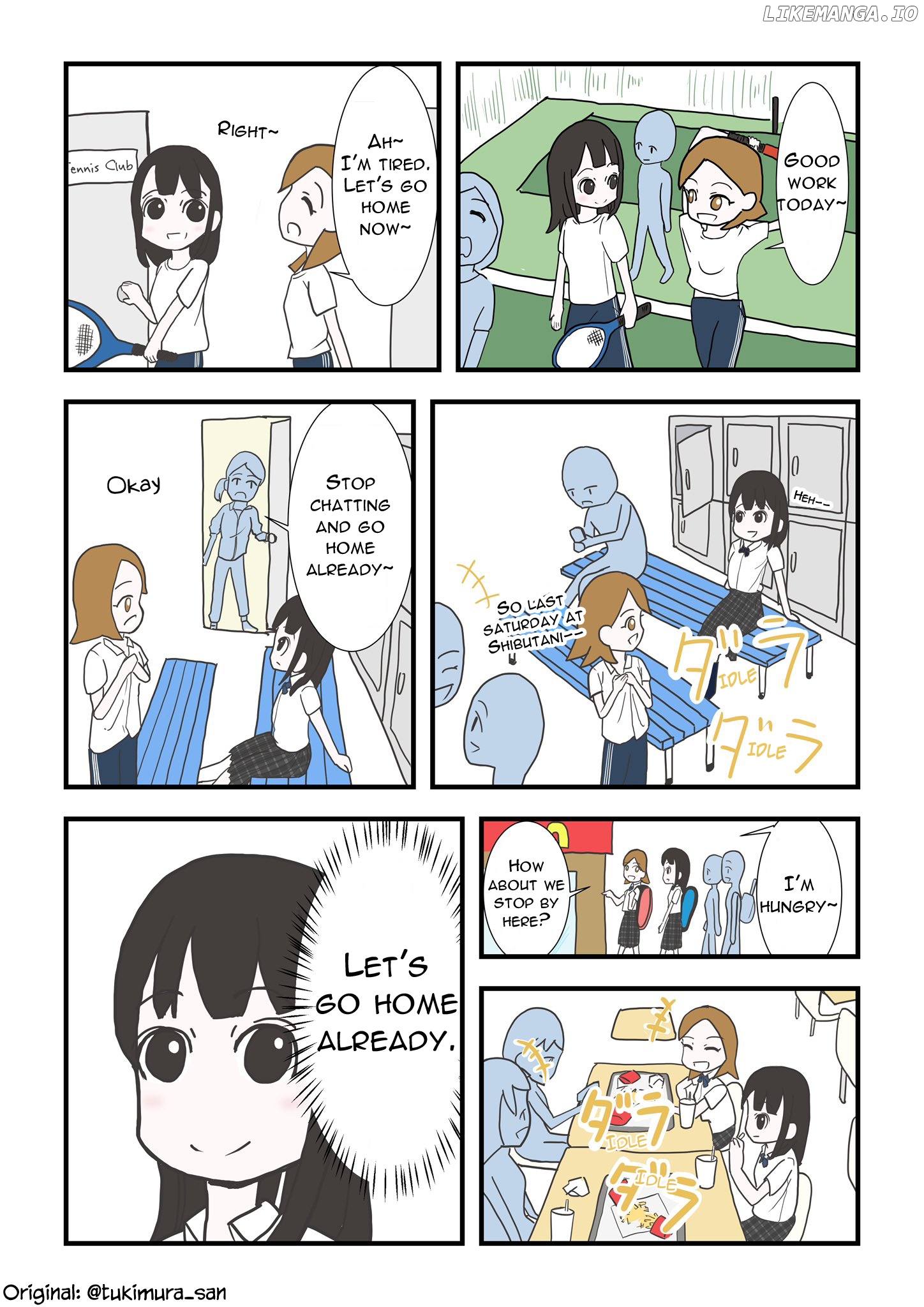Tsukimura-san wa Hitori ga Ii chapter 5 - page 1