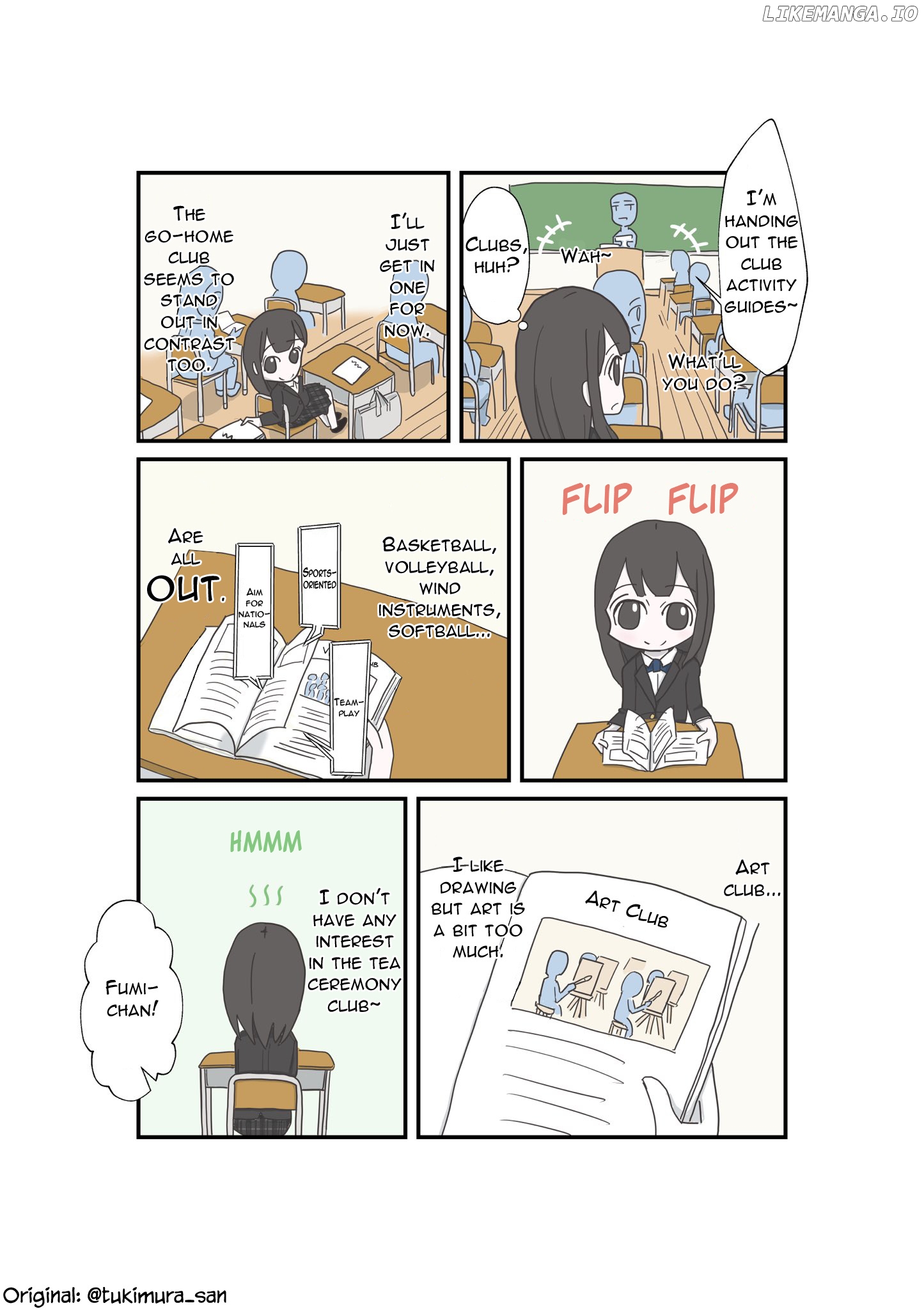 Tsukimura-san wa Hitori ga Ii chapter 20 - page 1