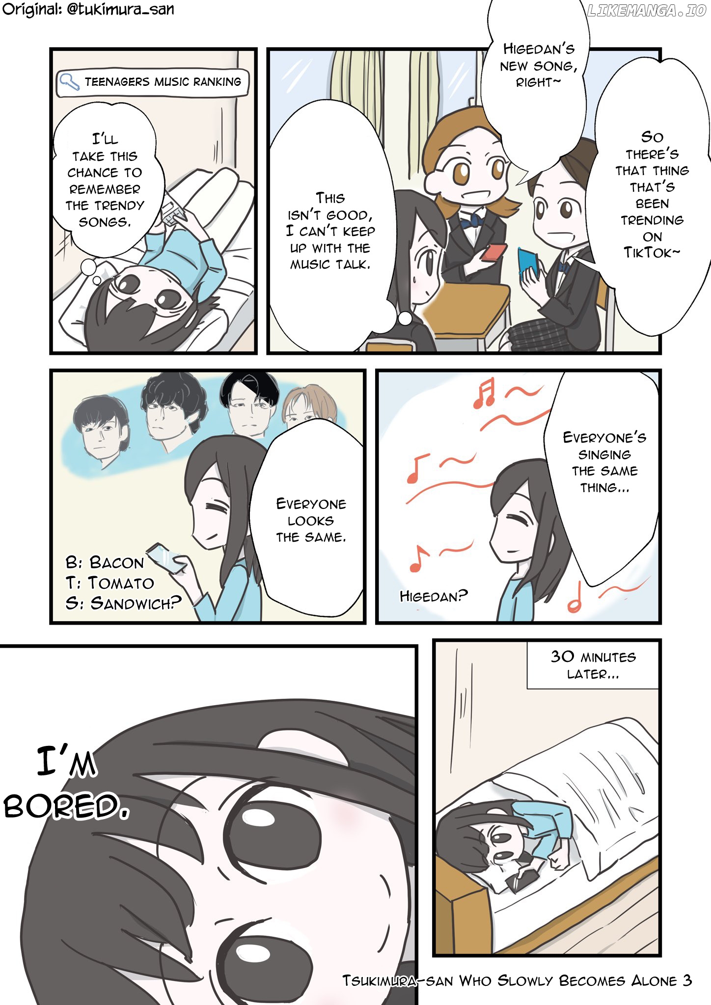 Tsukimura-san wa Hitori ga Ii chapter 22 - page 1
