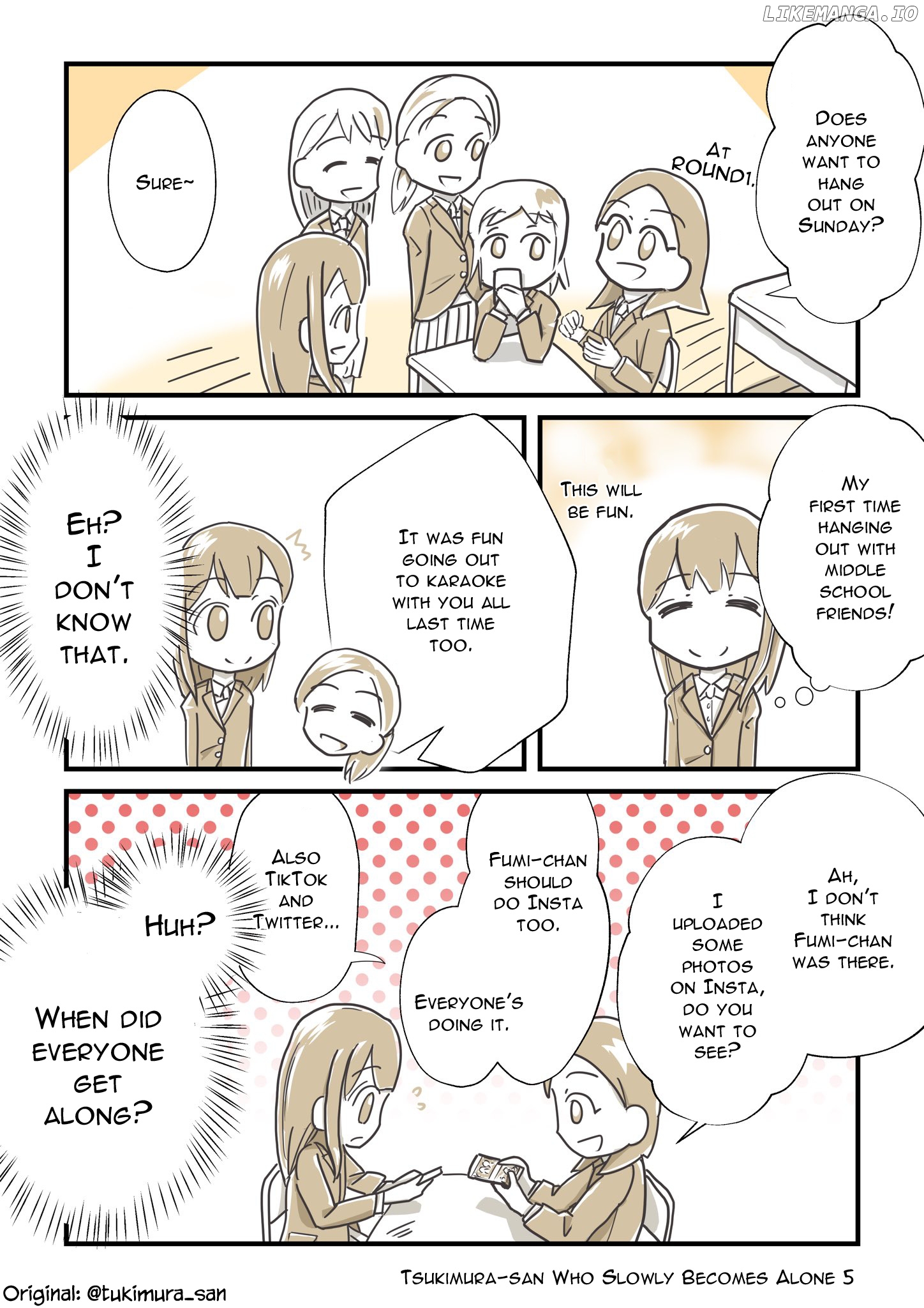 Tsukimura-san wa Hitori ga Ii chapter 26 - page 1