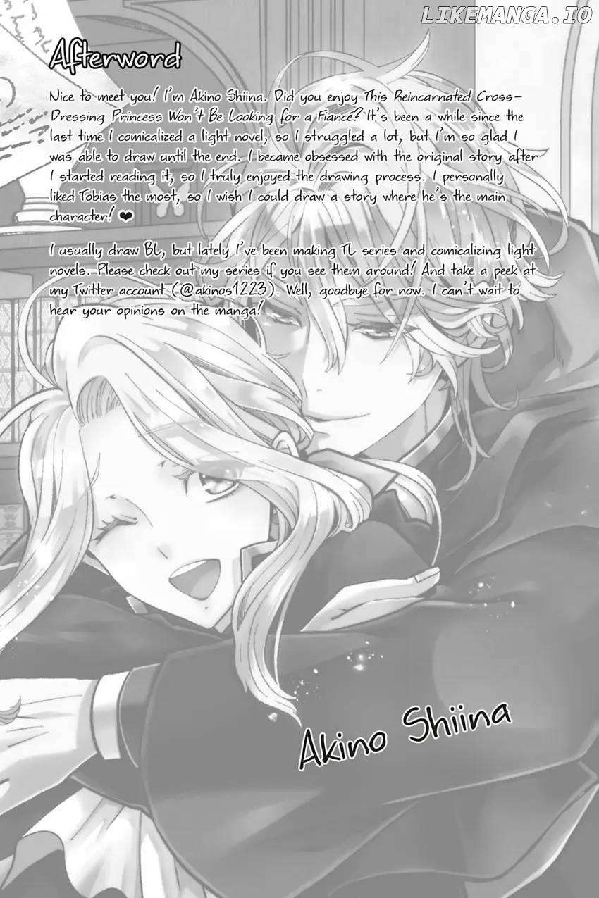 This Reincarnated Cross-Dressing Princess Won't Be Looking For A Fiancé Chapter 9 - page 25