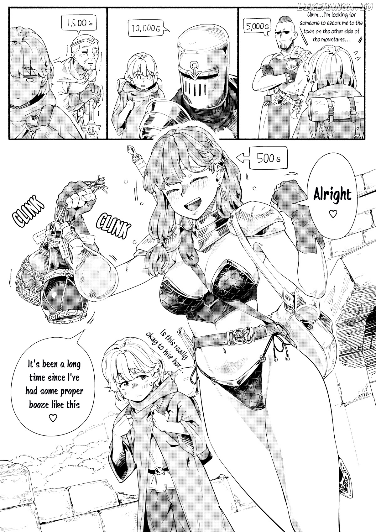 Drunk Lady Warrior Belle chapter 2 - page 1
