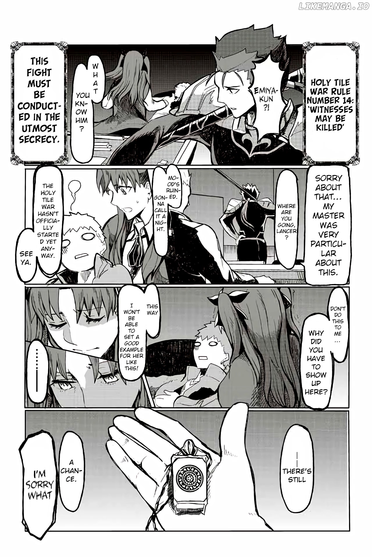 Fate/Mahjong Night - Seihai Sensou chapter 11 - page 2