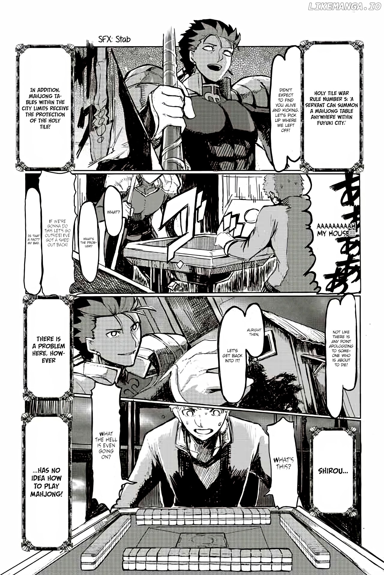Fate/Mahjong Night - Seihai Sensou chapter 13 - page 2