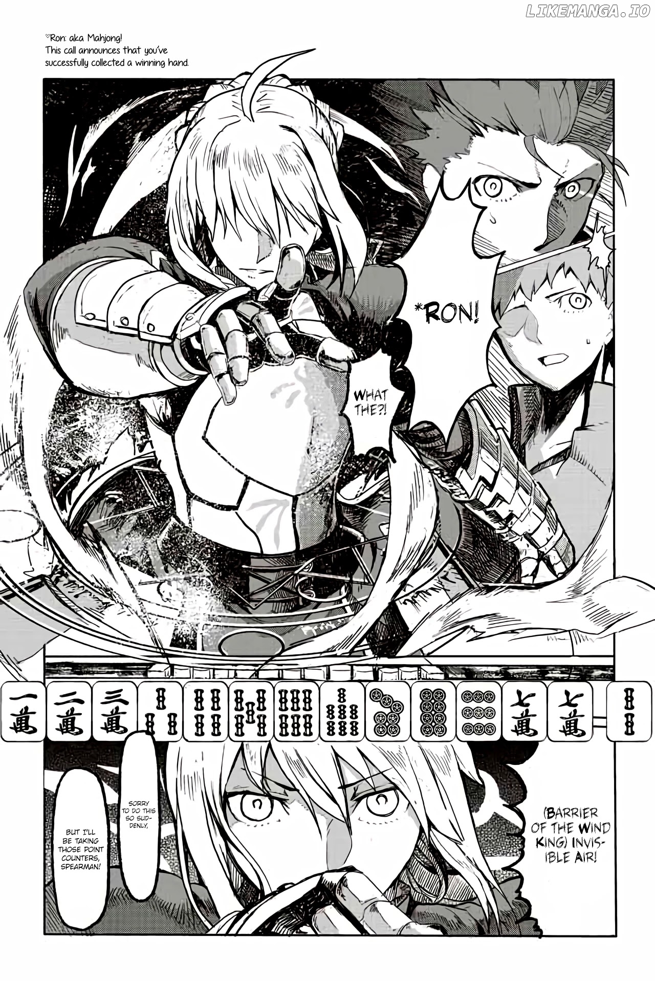 Fate/Mahjong Night - Seihai Sensou chapter 16 - page 2