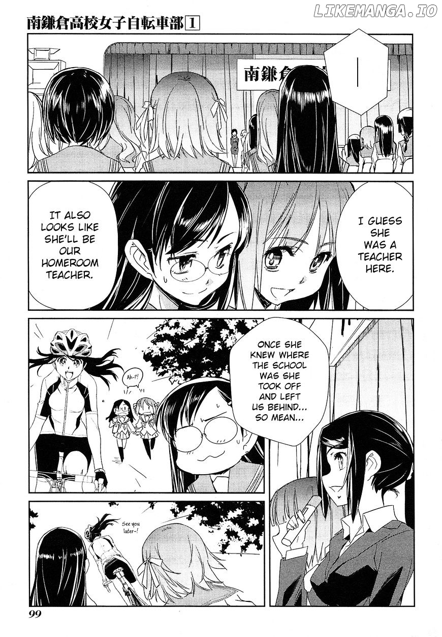 Minami Kamakura Koukou Joshi Jitenshabu chapter 3 - page 14