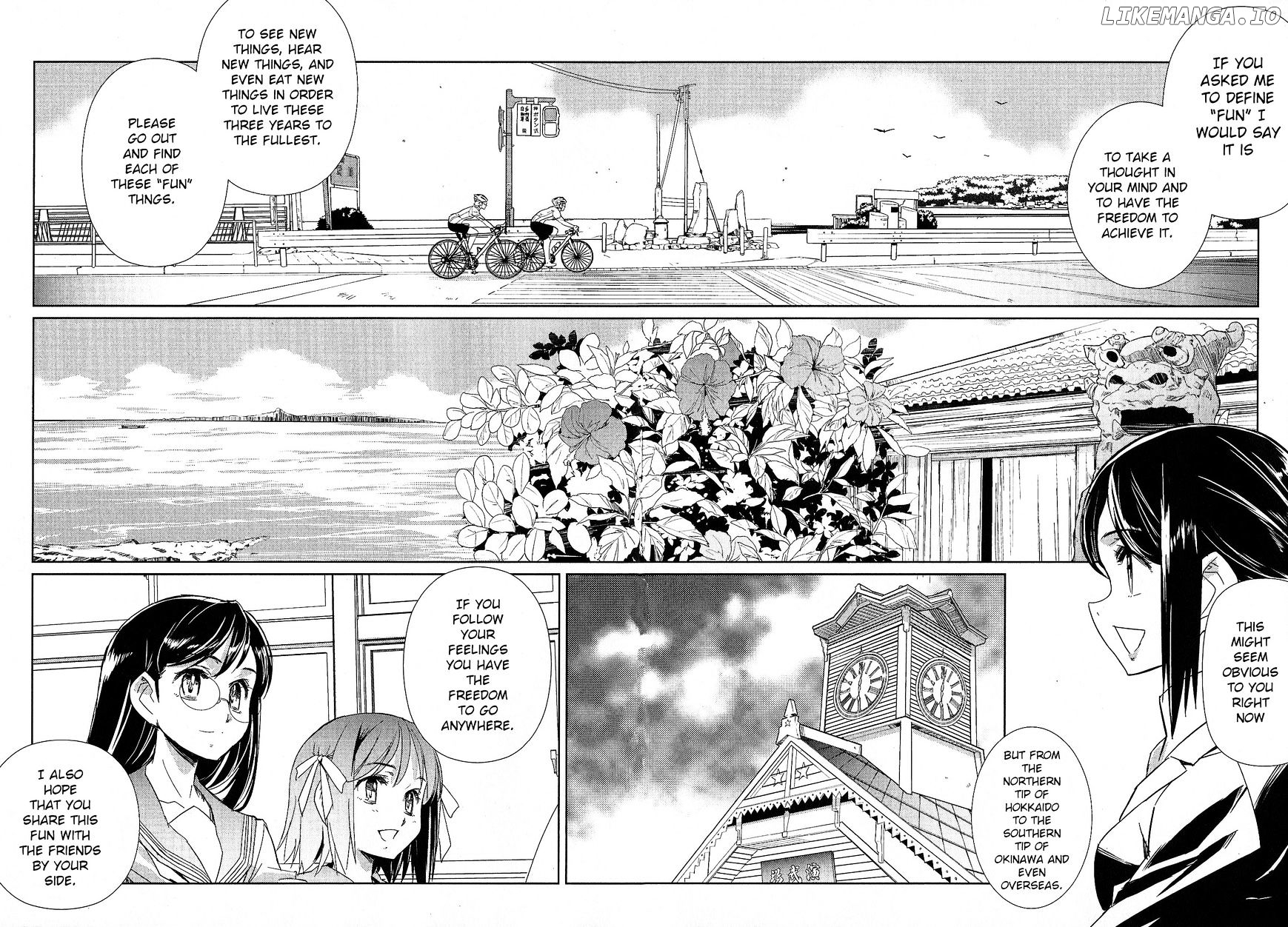 Minami Kamakura Koukou Joshi Jitenshabu chapter 3 - page 21