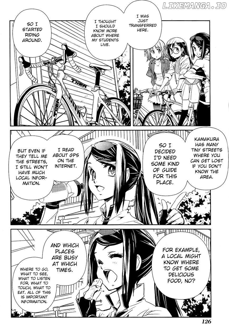 Minami Kamakura Koukou Joshi Jitenshabu chapter 4 - page 14