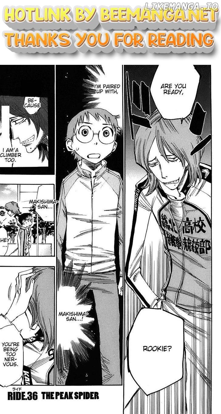 Yowamushi Pedal Chapter 36 - page 1