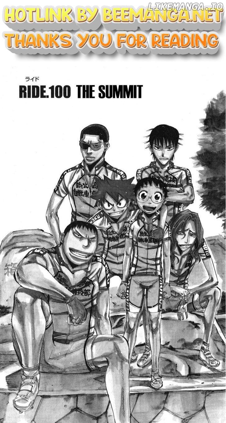 Yowamushi Pedal Chapter 100 - page 1