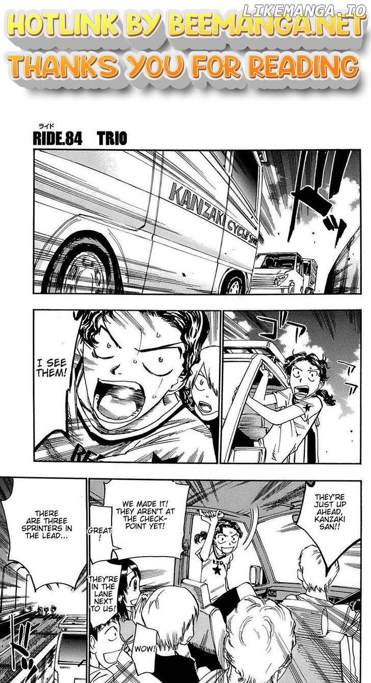 Yowamushi Pedal Chapter 84 - page 1