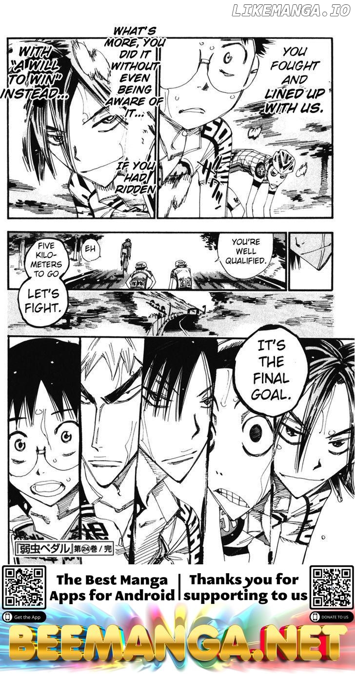 Yowamushi Pedal Chapter 207 - page 20