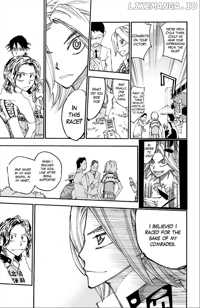 Yowamushi Pedal Chapter 278 - page 9